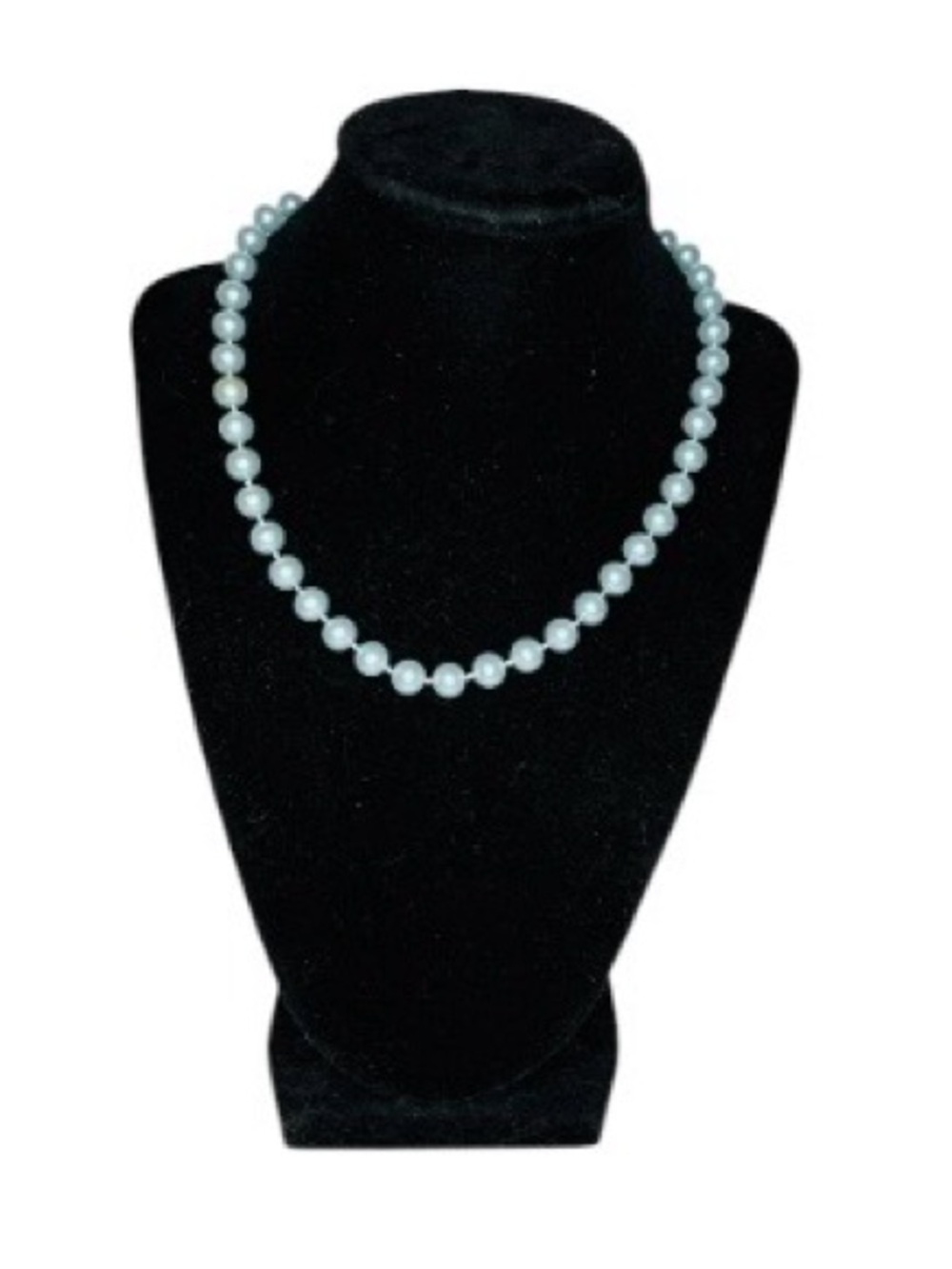2 for $10 Elegant Vintage Baby Blue Pearl Strand Necklace for Women